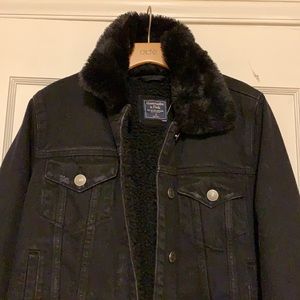 A&F denim jacket new without tags